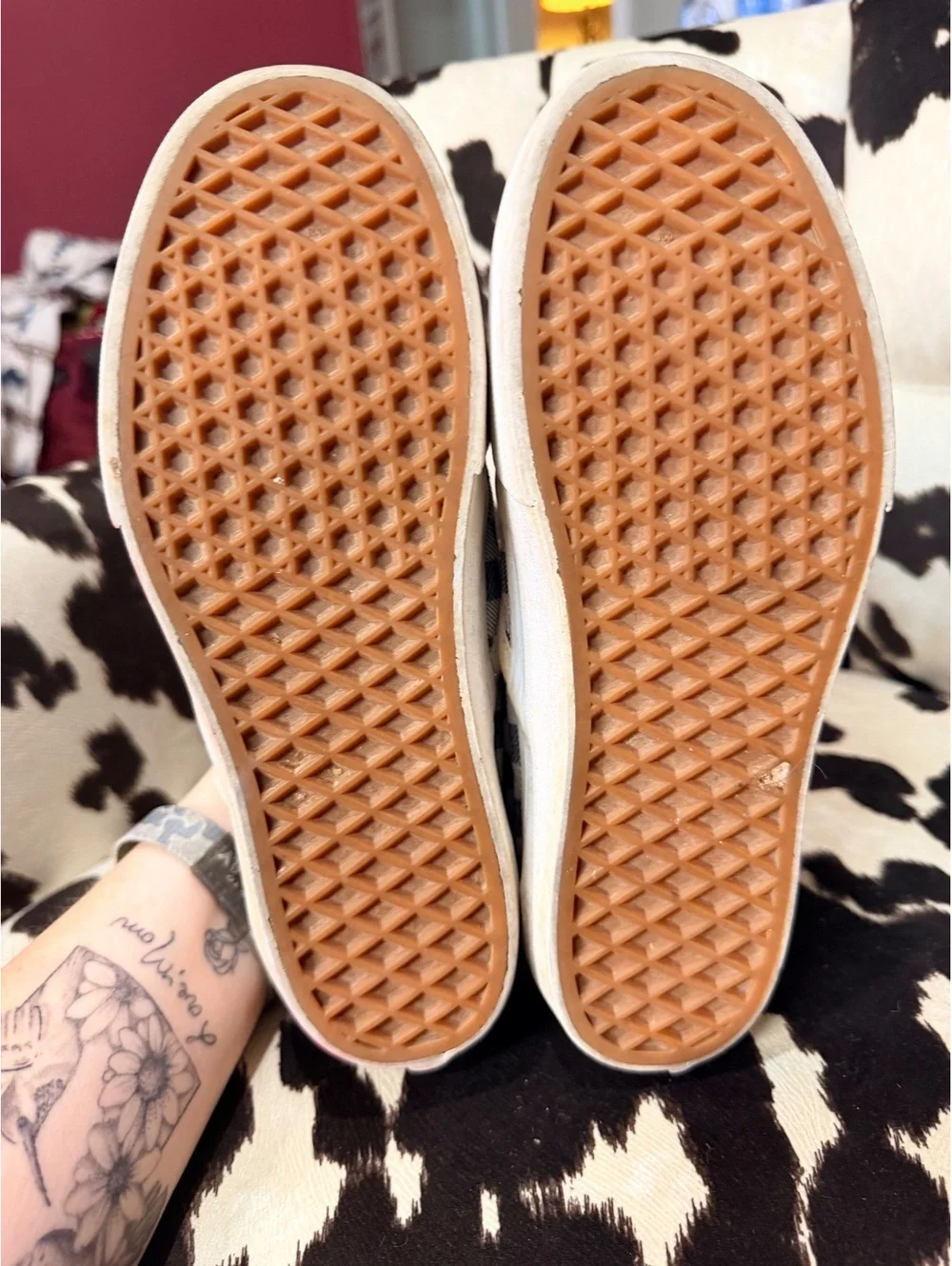 Vans Classic Slip-On Checkerboard Shoes Size 6.5 men / 8 women